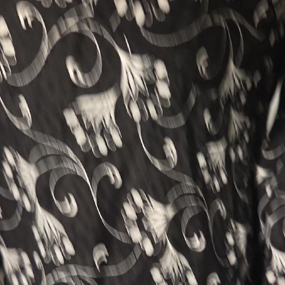 Ted Baker Black and White Ruffled Wrap Maxi Dress - Picture 5 of 10